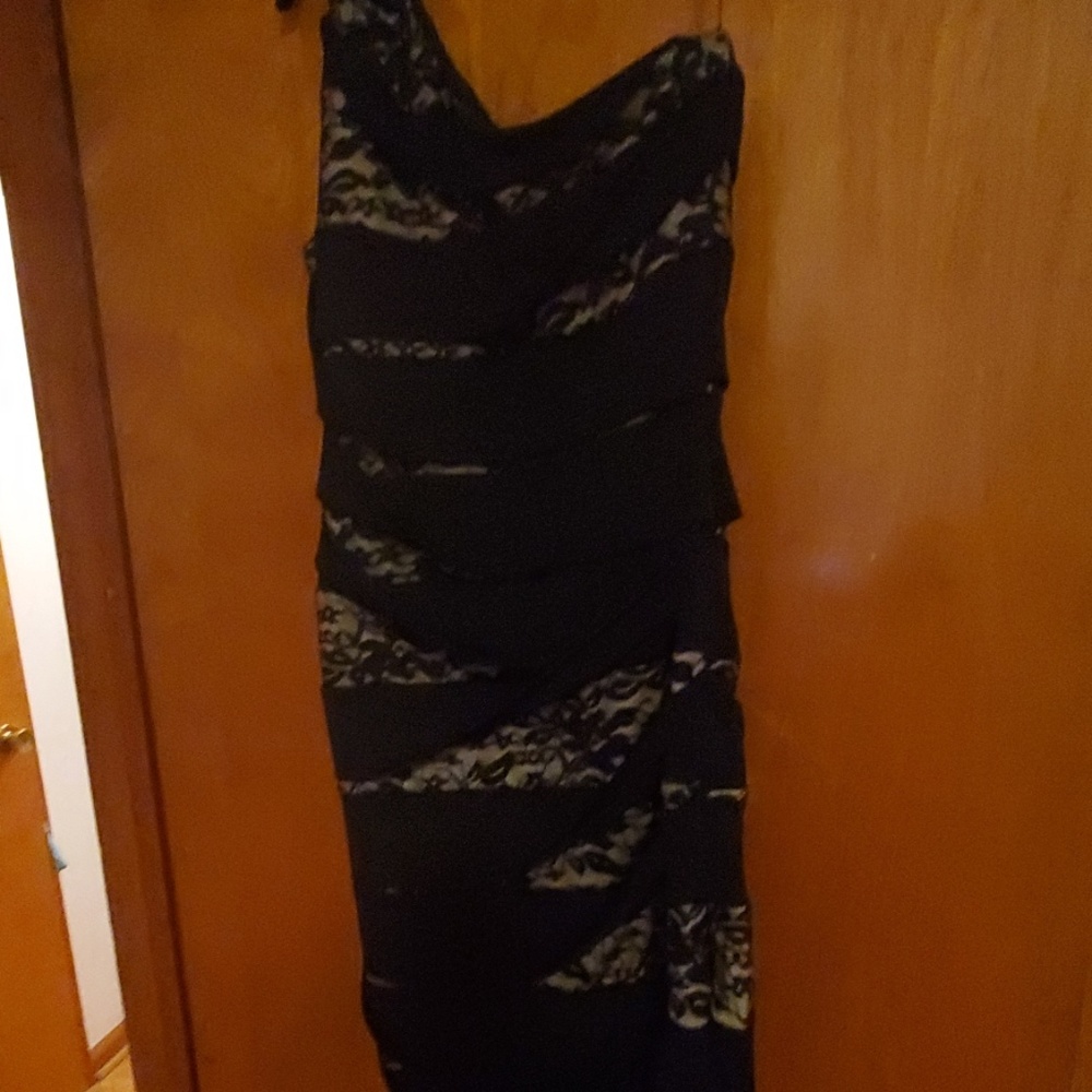 Lace black dress